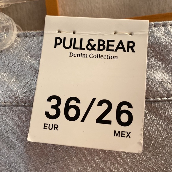 Pull & Bear Silver Spandex Pants - Picture 2 of 5